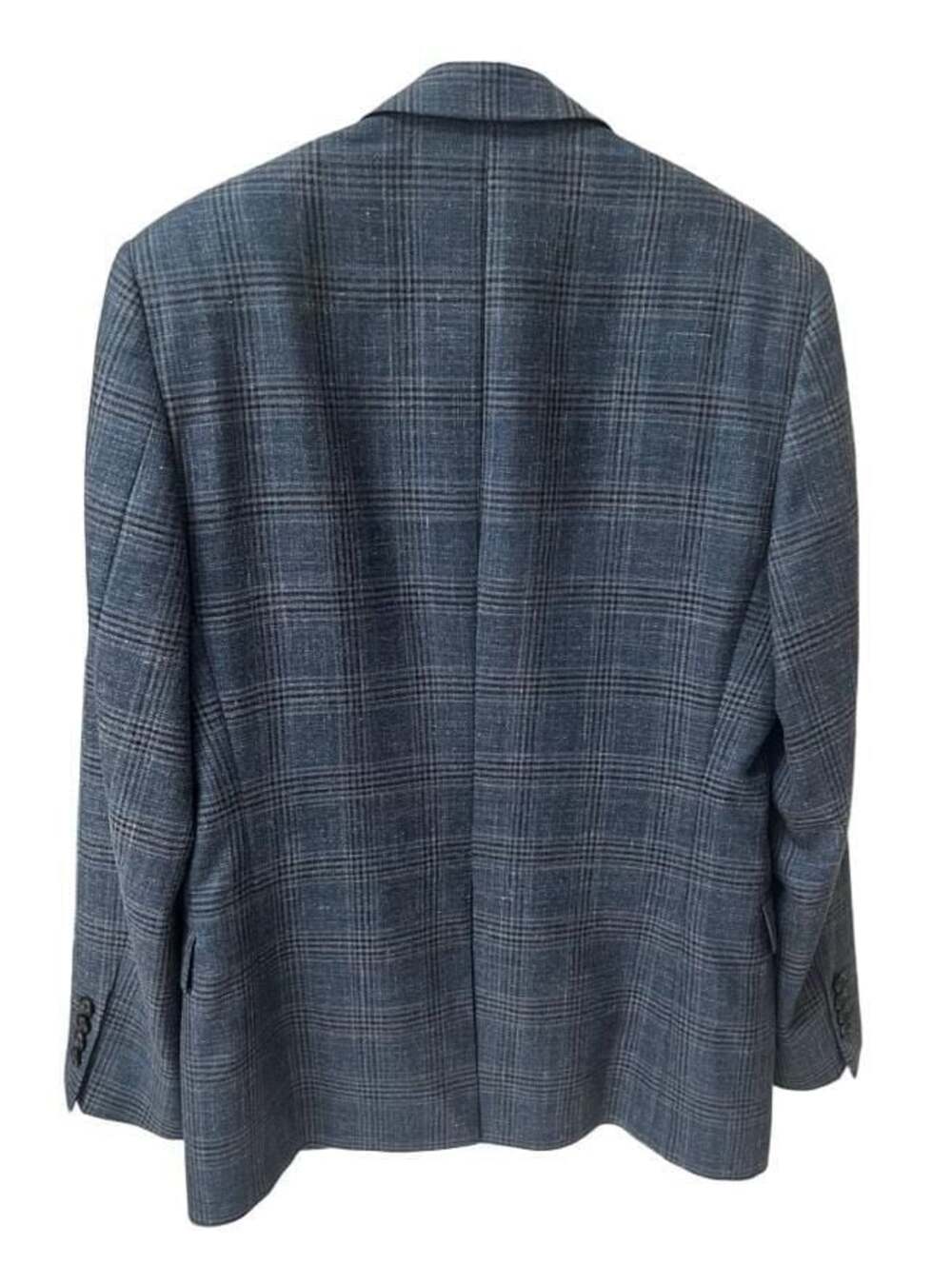 Ralph Lauren Wool Silk Linen Plaid Sport Coat Blazer, 38R - Picture 6 of 13